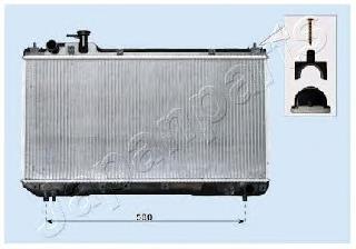 RDA153096 Japan Parts radiador refrigeración del motor