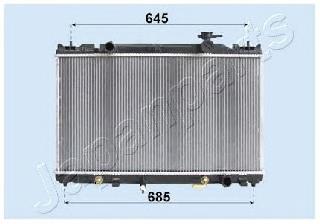 RDA153118 Japan Parts radiador refrigeración del motor