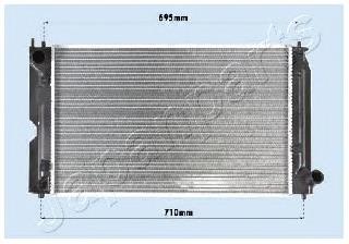 RDA153111 Japan Parts radiador refrigeración del motor