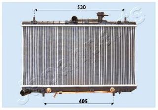 RDA283098 Japan Parts radiador refrigeración del motor