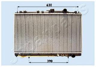  Radiador refrigeración del motor para Hyundai Santamo 