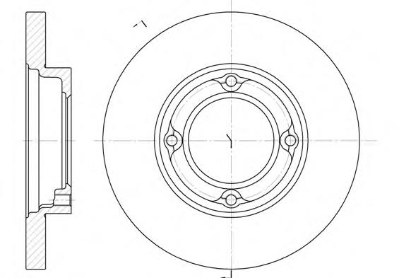 BDA1763.10 Open Parts freno de disco delantero