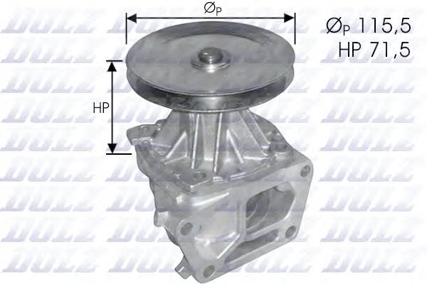 S136 Dolz bomba de agua, completo con caja