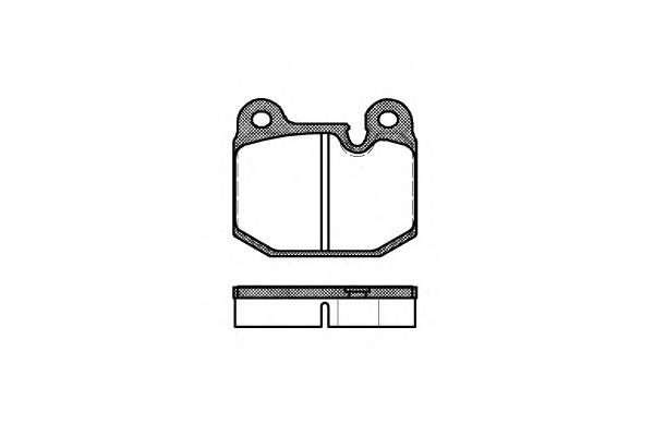0014.10 Remsa pastillas de freno delanteras