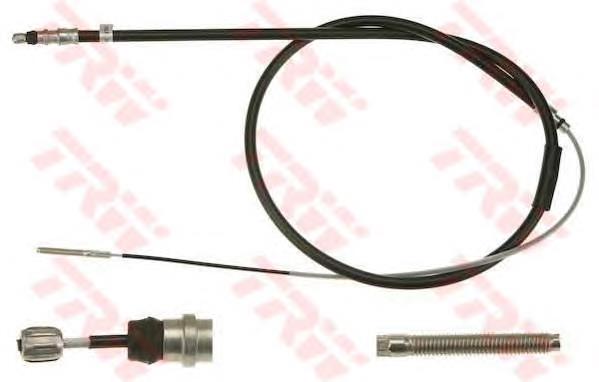 GCH2617 TRW cable de freno de mano trasero derecho