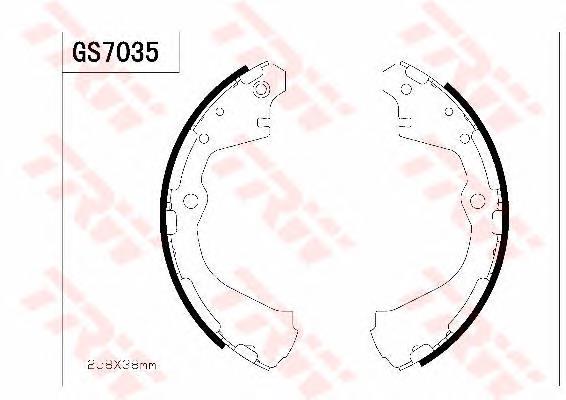 Zapatas de frenos de tambor traseras ADN14148 Blue Print