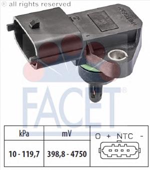 103098 Facet sensor de presion del colector de admision