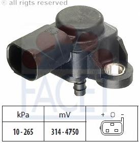 10.3102 Facet sensor de presion de carga (inyeccion de aire turbina)