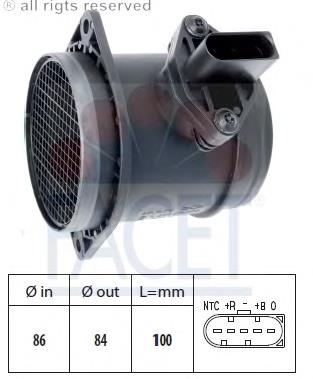 101194 Facet sensor de flujo de aire/medidor de flujo (flujo de aire masibo)