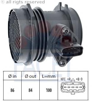 101256 Facet sensor de flujo de aire/medidor de flujo (flujo de aire masibo)