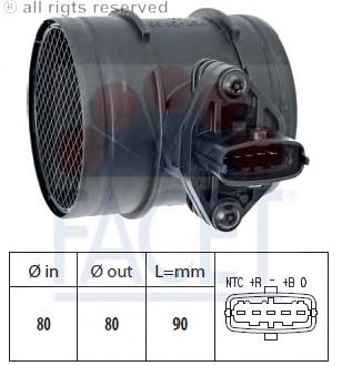 10.1300 Facet sensor de flujo de aire/medidor de flujo (flujo de aire masibo)