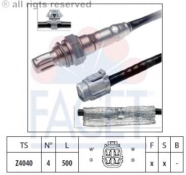 107384 Facet sonda lambda sensor de oxigeno post catalizador