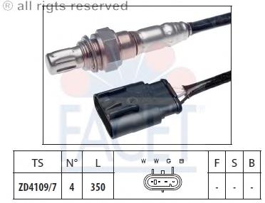 108097 Facet sonda lambda sensor de oxigeno para catalizador