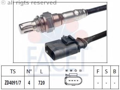 108173 Facet sonda lambda sensor de oxigeno para catalizador