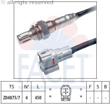 108092 Facet sonda lambda sensor de oxigeno para catalizador