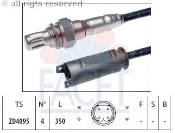 108079 Facet sonda lambda sensor de oxigeno post catalizador