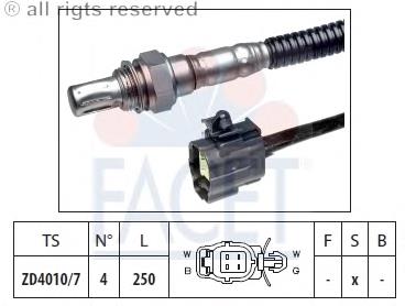 108077 Facet sonda lambda sensor de oxigeno post catalizador