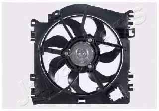 VNT092001 Japan Parts difusor de radiador, ventilador de refrigeración, condensador del aire acondicionado, completo con motor y rodete