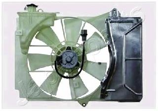 VNT151825 Japan Parts difusor de radiador, ventilador de refrigeración, condensador del aire acondicionado, completo con motor y rodete