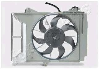 VNT151827 Japan Parts difusor de radiador, ventilador de refrigeración, condensador del aire acondicionado, completo con motor y rodete