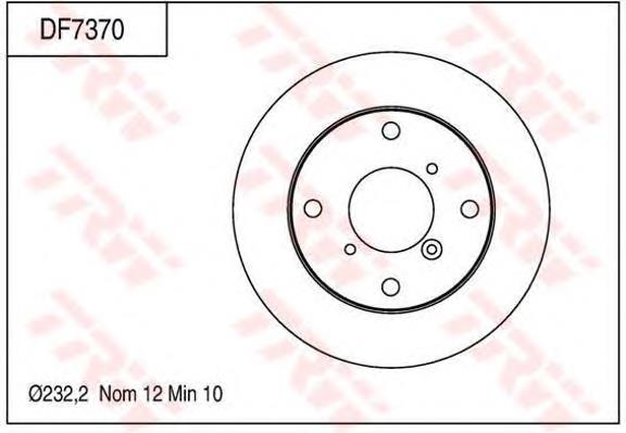 Freno de disco delantero 5531160B22 Suzuki