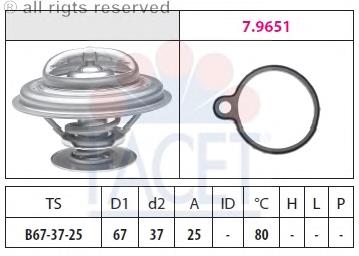 78613 Facet termostato, refrigerante