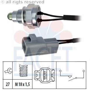 7.6259 Facet interruptor, piloto de marcha atrás