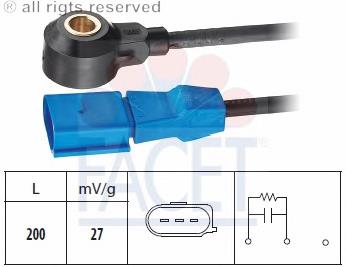 Sensor de detonaciones 93179 Facet