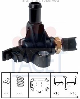 73359 Facet sensor de temperatura del refrigerante