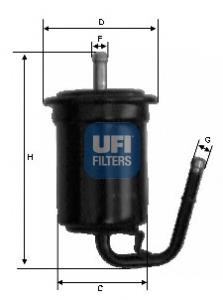 3171400 UFI filtro combustible