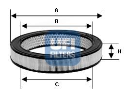 3094300 UFI filtro de aire