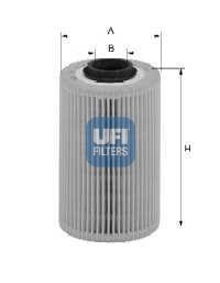 26.018.00 UFI filtro combustible