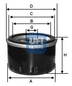 23.478.00 UFI filtro de aceite