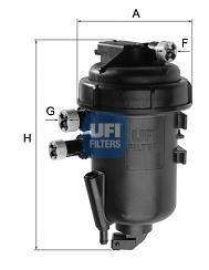 55.147.00 UFI caja, filtro de combustible