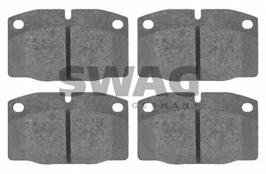 40 91 6203 Swag pastillas de freno delanteras