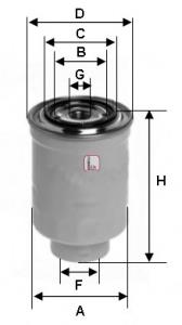 S 4411 NR Sofima filtro combustible