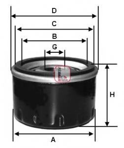 ADU9826 Rover filtro de aceite