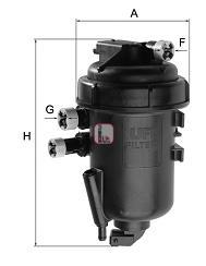 S5147GC Sofima caja, filtro de combustible