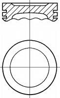 24122 STD AE pistón completo para 1 cilindro, std