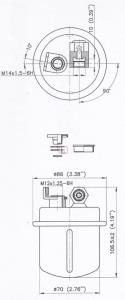 S1618B Sofima filtro combustible