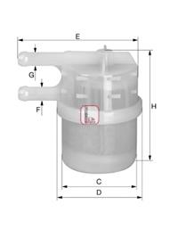 S1020B Sofima filtro combustible