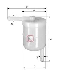 S1022B Sofima filtro combustible