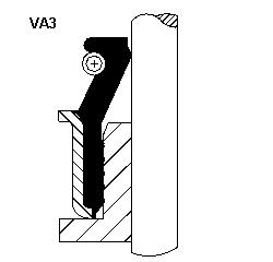 12015153 Corteco sello de aceite de valvula (rascador de aceite Entrada/Salida)