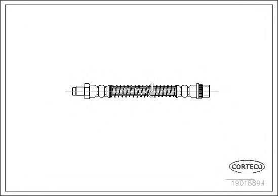 19018894 Corteco latiguillo de freno delantero