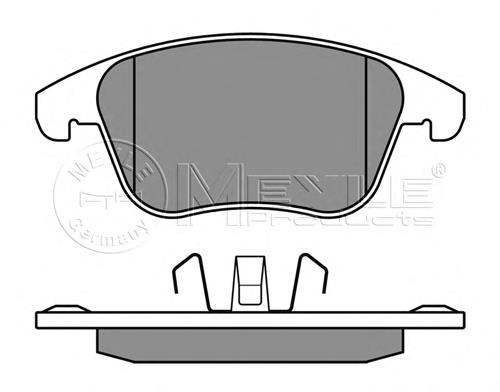 025 245 5719 Meyle pastillas de freno delanteras