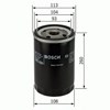 Filtro de aceite 0451103343 BOSCH