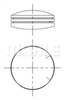 Juego de aros de pistón para 1 cilindro, STD 08278N0 MAHLE