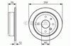 Disco de freno, eje trasero 0986479T52 BOSCH