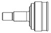 Junta homocinética exterior delantera 812021 GSP