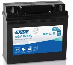 Batería de arranque AGM1218 Exide